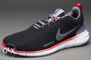 Black And White Nike Running Shoe