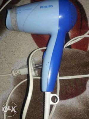 Blue Philips Corded Hair Dryer