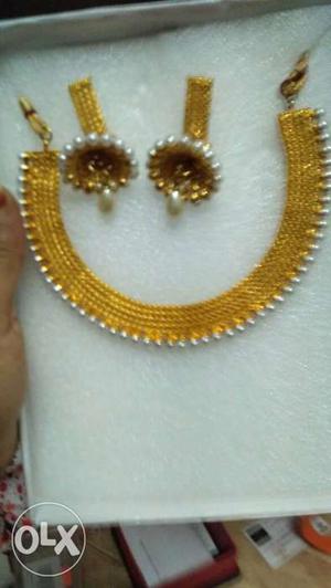 Brand new gold plated necklace