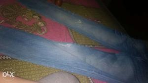 Denim jeans, blue shade, size 32 for girls