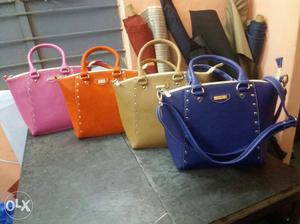 Export Ladies Leather Hand Bag