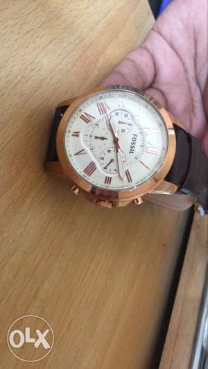 Fossil brand new men's watch with warranty.