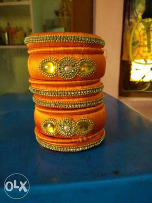 Homemade silk thread bangles!!! Available in
