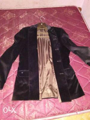 Loius Philipy Black Satin Blazer