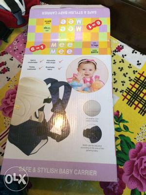 Mee Mee baby carrier. Never used. with box