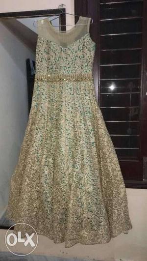 New Designer Gold and green combination party
