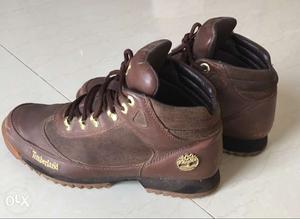 Pure leather timberland boots size 8.5