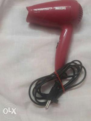 Red Philips Hair Blower