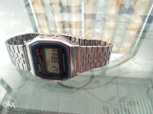 Silver Digital Watch