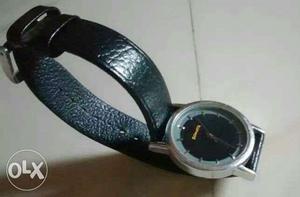 Sonata Men's Watch Leather Belt