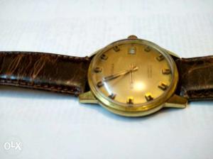 Superb vintage automatic Audax swiss watch.Works