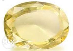 Yellow sapphire. Pukhraj
