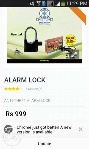 Alarm Lock RS 999