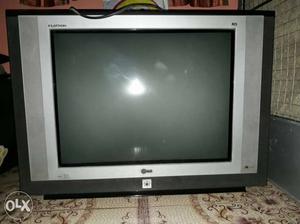 Black And Grey Cathode Ray Tube Television 24 inch