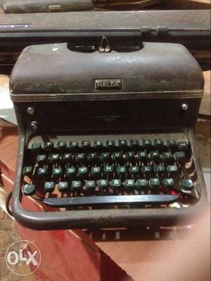 Black Halda Typewriter