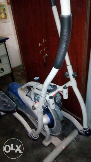 Blue And Gray Air Elliptical Trainer