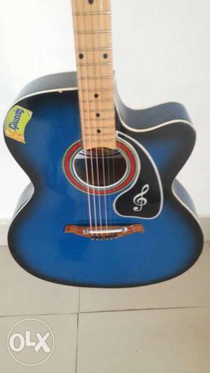 Blue acoustic guitar for sale