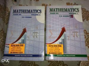 Cbse 12th R D sharma maths book. In good
