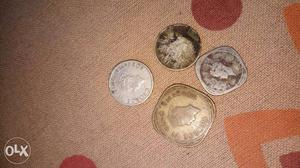 Four Indian Coins
