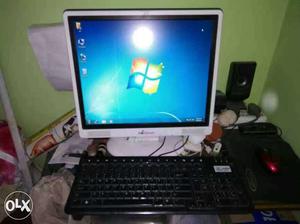 Gray Desktop Computer Set