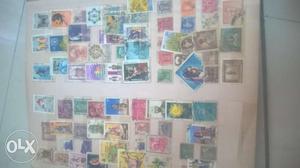More than  Stamps from over a 100 countries
