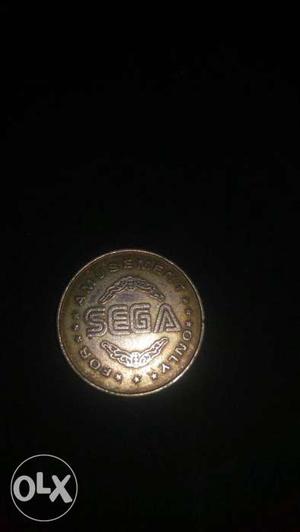 Old SEGA silver coin