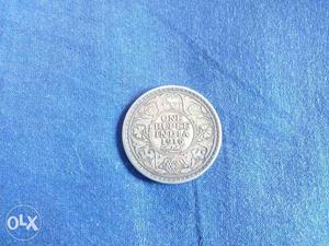 One Rupee India  Coin.GEORGE VKING EMPEROR