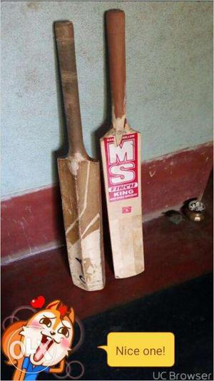 One kookaburra duge ball English willow cricket bat in good