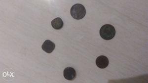 Six Pieces Coins Collection