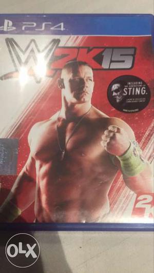 Sony PS4 WWE 2k15 Game Case