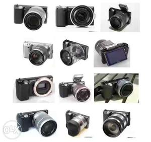 Sony dslr camera with extra lens. video kappa