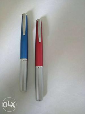 Stylish Ball Pen Set. With Designer Case. Blue