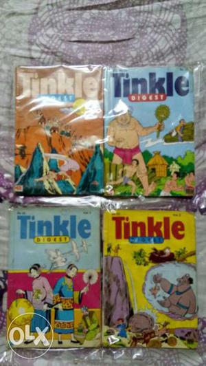 Tinkle Digests. All Original from 's. Total 4