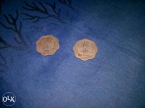 Two Scalope Copper Coins