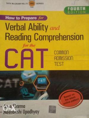 Verbal Ability And Reading Comprehension For The Cat Book