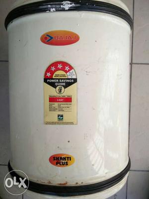 White Bajaj Electric Water Heater
