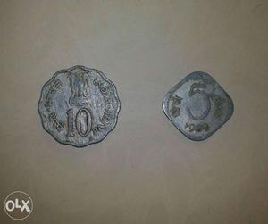 10 And 5 Paise Coins