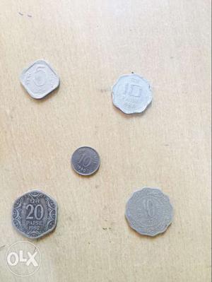 5,10 and 20 paise