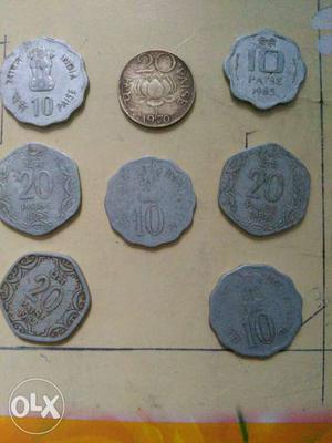 8 Pieces Of Coin Collections