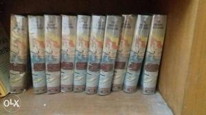 A set of10 children's encyclopedia in good