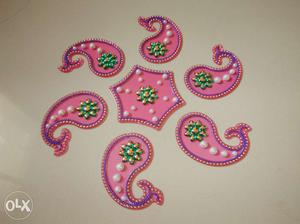 Acrylic rangolis... Different prices.. Starts frm