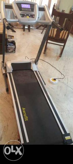 Aerofit motorized treadmill in good condition.sparingly used
