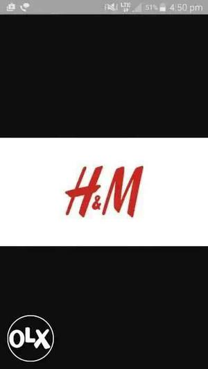 Any h&m shoes or accessories for upto  %