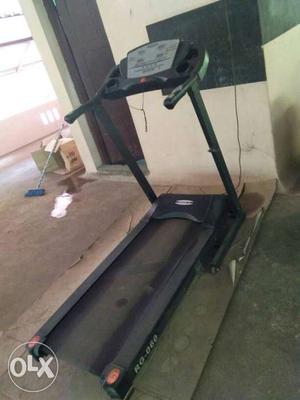 Black Electronic Treadmill