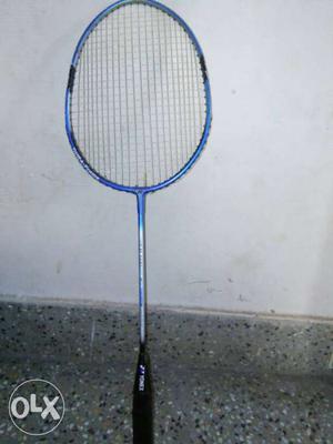 Blue And Black Handle Badminton Racket