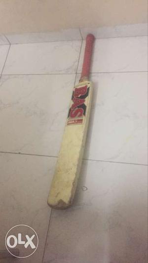 Brown And Red Bas Cricket Bat