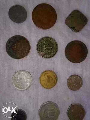 Coins, coins old coins good condition