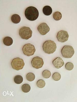 Collection Of Indian Coins
