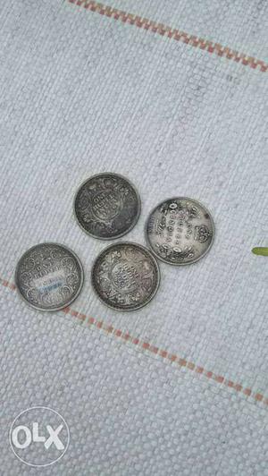Four Round Silver Coin