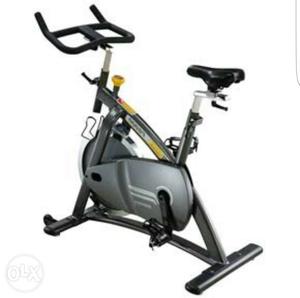 Johnson spin bike... hardly used... in scratchless condition